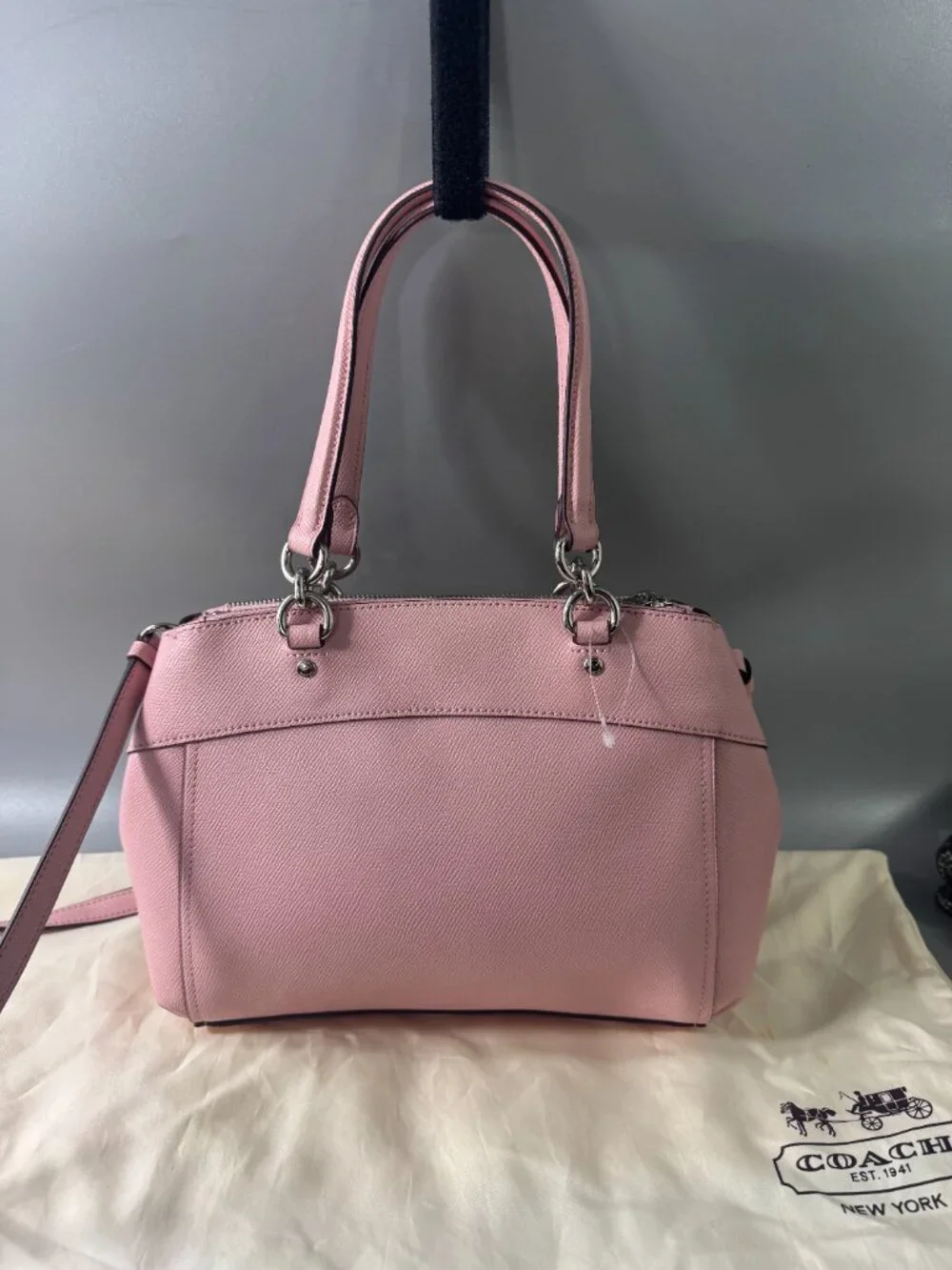 NWOT Authentic Coach F25395 Crossgrain Mini Brooke Carryall- Blush Pink